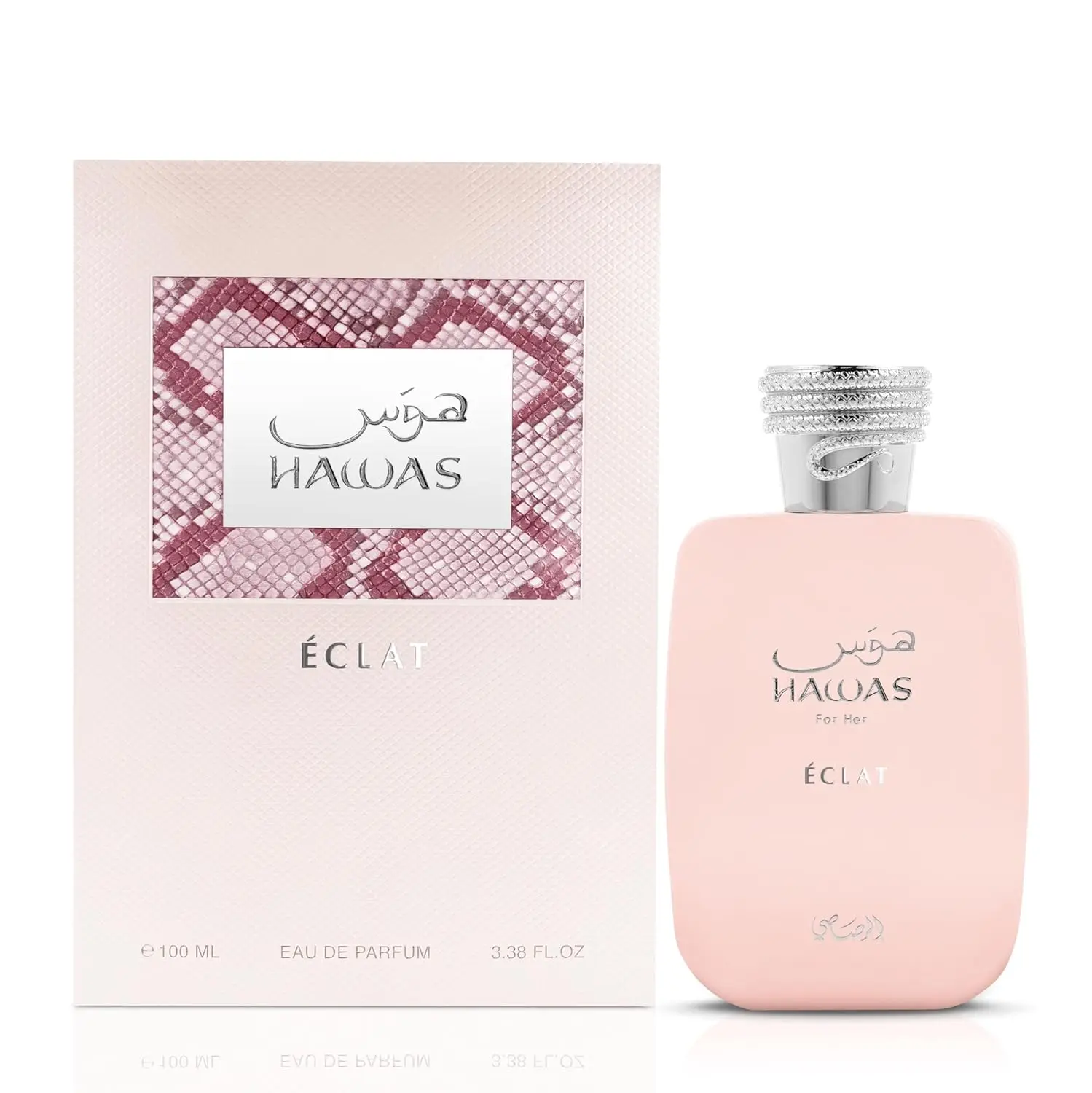 Rasasi Hawas Eclat EDP 3.4oz Sweet Floral Fruity Perfume for Women, Long Lasting Scent, Valentine & Holiday Gift