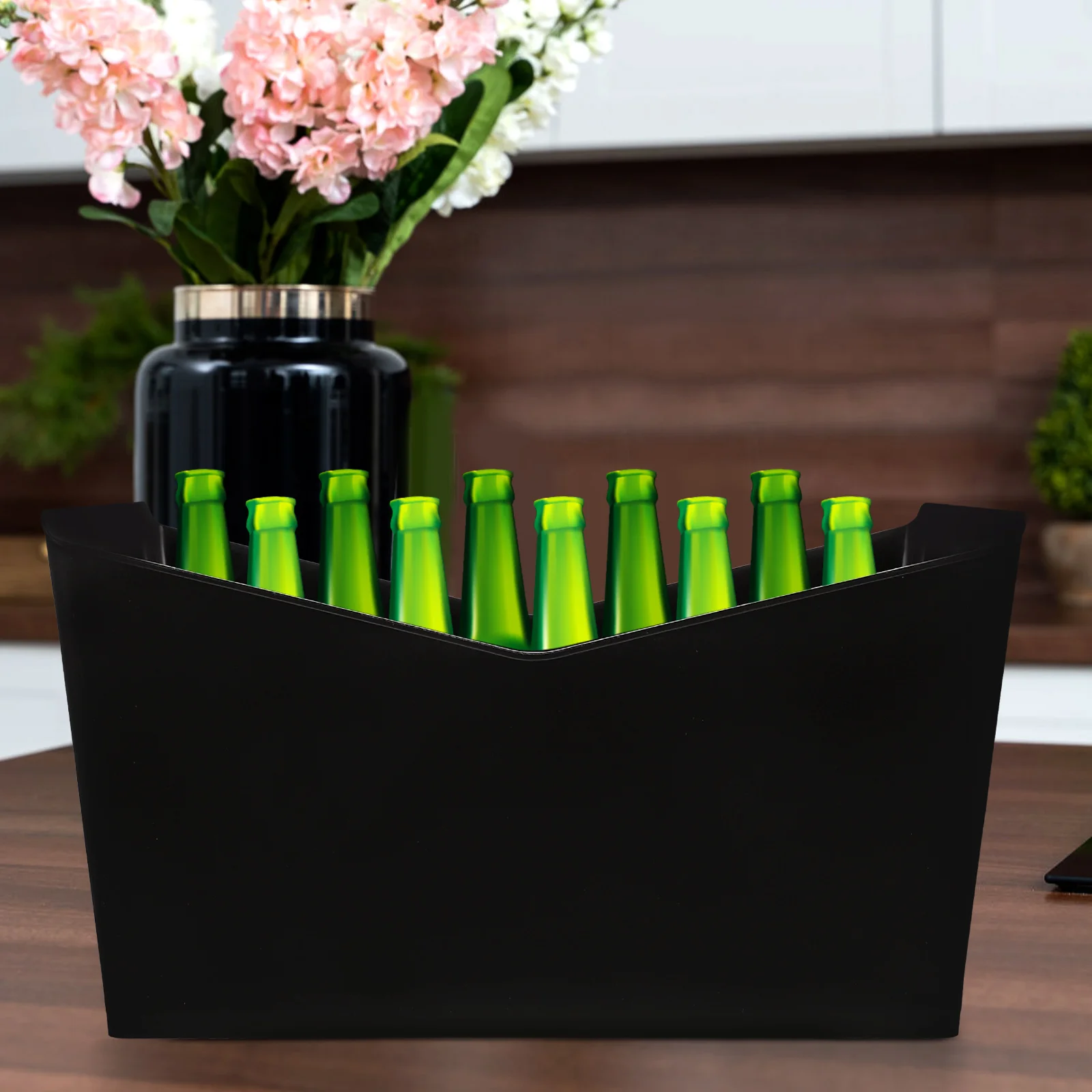 

Portable Beer Box Ice Cube Bucket PP Material Beverage Tub for Cooler KTV Bar Party Fruit Basket Plastic Baskets
