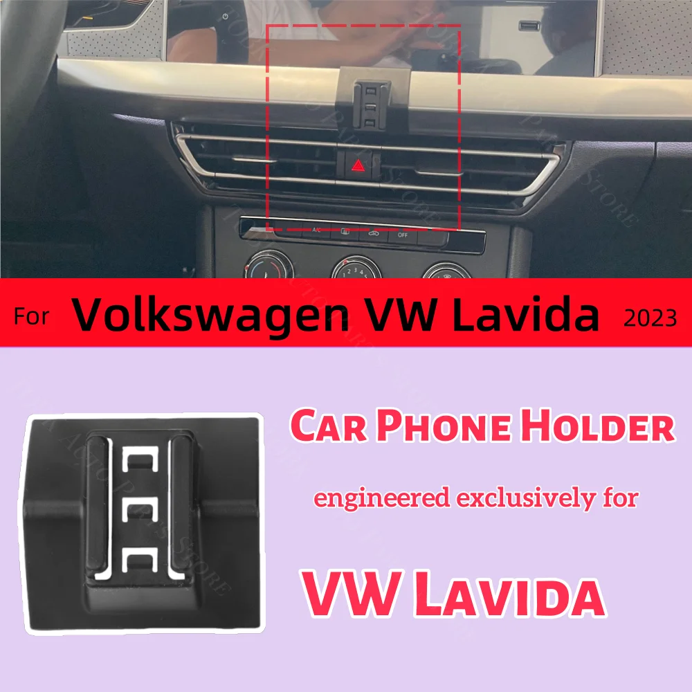 

Автомобильный держатель для телефона, магнитный для Volkswagen VW Lavida 2023, беспроводная зарядка, специальный фиксированный кронштейн, крепление MagSafe, аксессуары