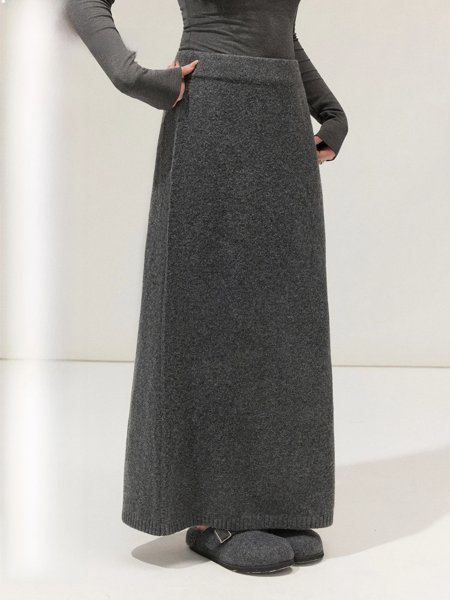 

Повседневная женская юбка Wild Spicy Parisian Memoirs с высокой талией, больших размеров, в стиле ретро, свободного кроя, для зимы