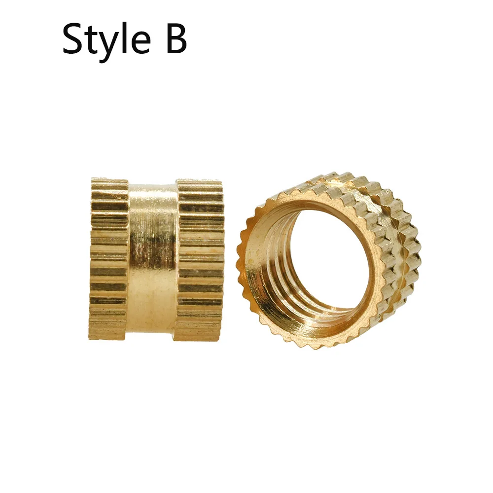 M2 M2.5 M3 M4 M5 M6 Copper Insert Nut Knurled Thread Hot Melt Embedded Nuts Brass Heat Set Insertion Laptop 3D Printing Nut Kit