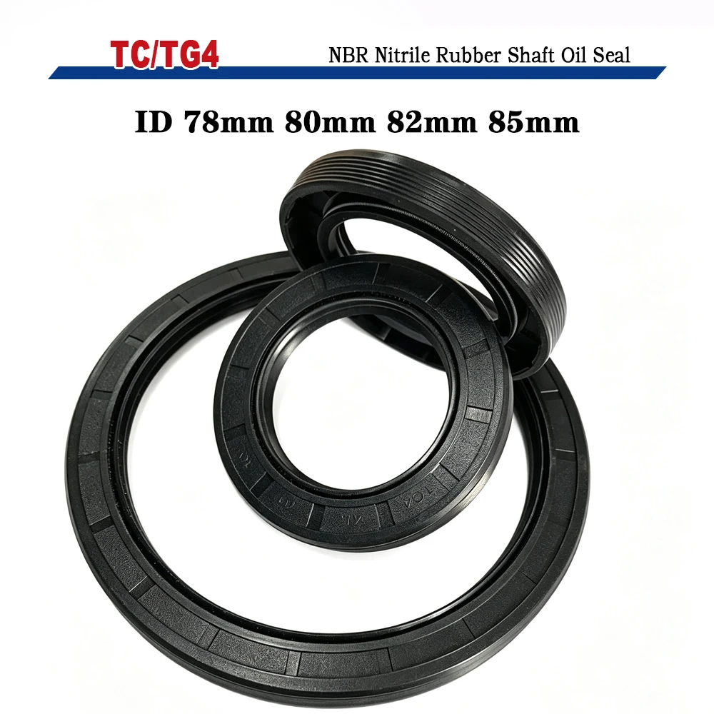 1Pcs ID 78/80/82/85mm TC/TG Skeleton Oil Seal NBR Nitrile Rubber Skeleton Oil Seal 78/80/82/85 * 92/95/100/105/110-150*8-13mm
