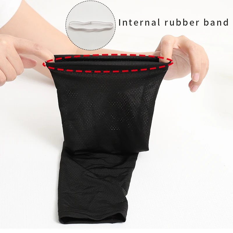 قفازات الكوع للرجال والنساء من الحرير الجليدي ، أكمام الكوع ، فضفاضة ، مظلة القيادة ، رقيقة ، ركوب الدراجات ، إطالة ، الصيف ، الحماية من أشعة الشمس