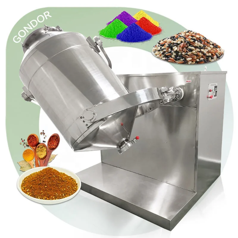 Milk Matcha Blender Curry Mini Machine 3D Food Processor 10 Kg Cake Dry Small Powder Mixer for Anthon Gum