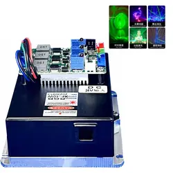 RGB 10W Semiconductor Laser Source Red/Green/Blue/White Laser Head Stage Lights Module TTL/Analog