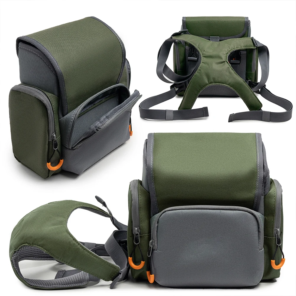 

Универсальный нагрудный чехол-сумка для бинокля с дождевиком, подсумок для дальномера, прочный регулируемый чехол большой вместимости для охоты