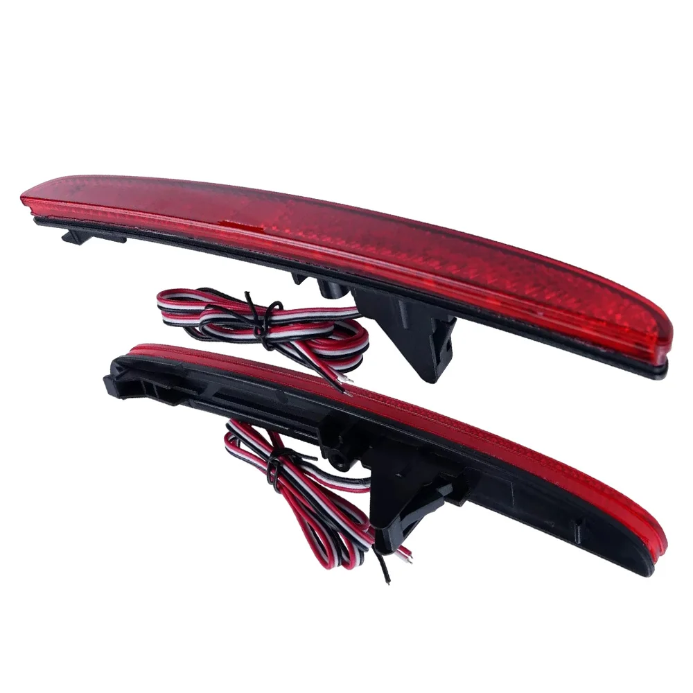 

2 шт. красные линзы, светодиодный отражатель бампера, задний стоп-сигнал для Honda Civic Hatchback 2017 2018 2019 2020 2021 33555TDJJ01