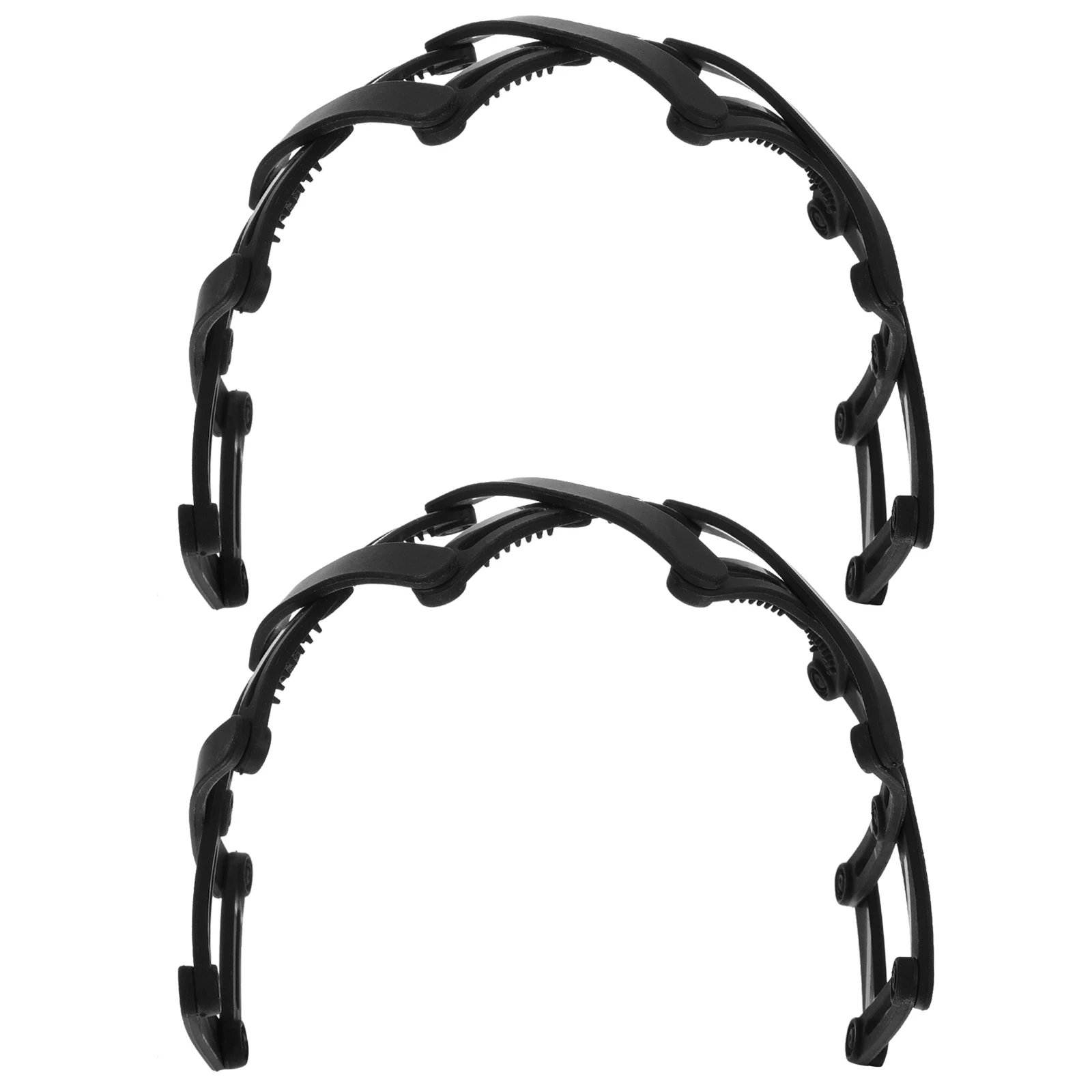

2Pcs Compact NonSlip Headband Plastic Teethed Hair Jewelry For Travel And Outdoor Activities