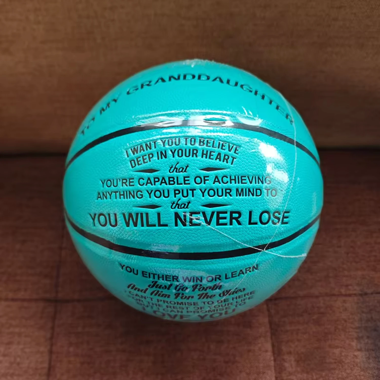 1 Buah Size7 PU Hot Fit Latihan Basket Anti-selip Hadiah Basket Bola Basket Anak Perempuan Cucu Cucu