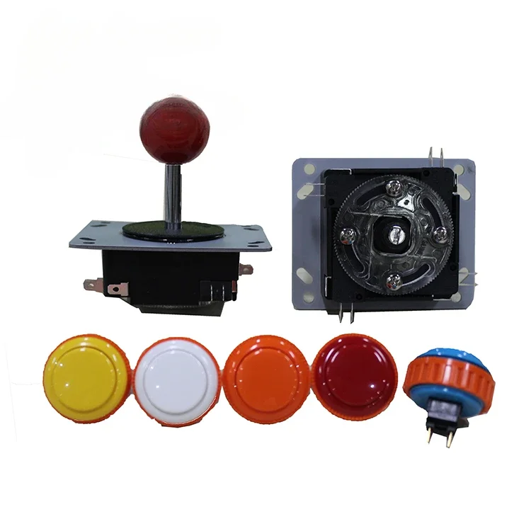 

#Machine Buttons Gaming Joystick Push Arcade Machine Kit Amusement Lottery Ticket Custom Coin For Sale