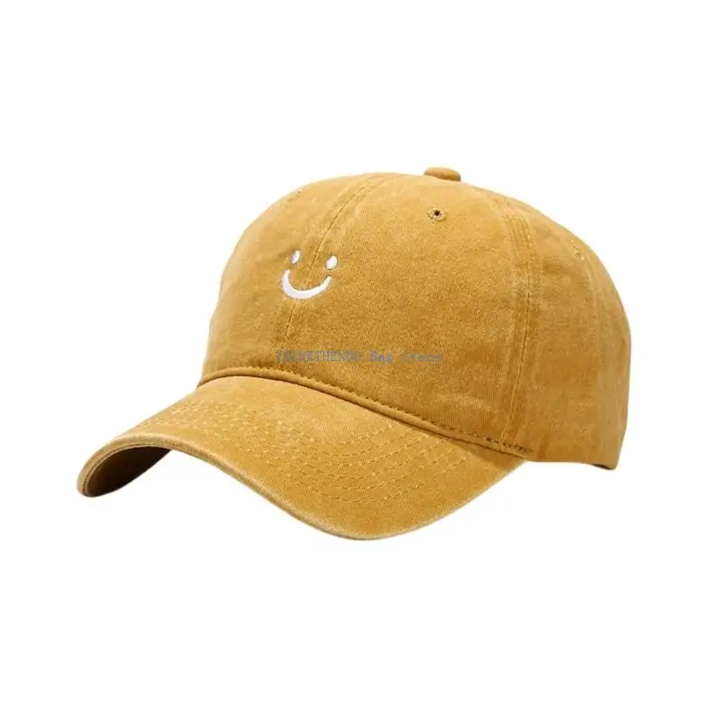 340D Distressed Look Cotton Baseball Hat Delicate Print Adjustable Unisex Headwear For Outdoor Enthusiasts