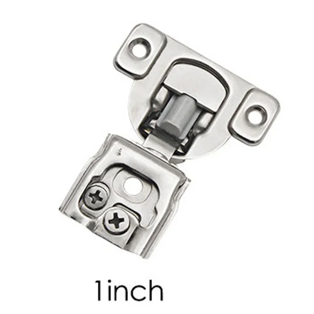 Kitchen Cabinets Hinges 6 Way Compact Concealed Hinges Damping Door Cushion Hinged Cabinet Silver Steel Simply