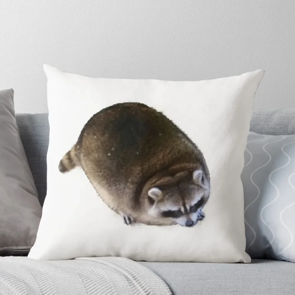 

Fat Raccoon Throw Pillow Custom Cushion Photo Luxury Living Room Decorative Cushions