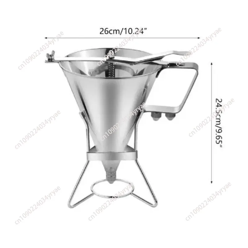 Pancake Batter Dispenser Confectionery Funnel Cooking Practical Batter Funnel Baking Accessories for Takoyaki Balls Waffle