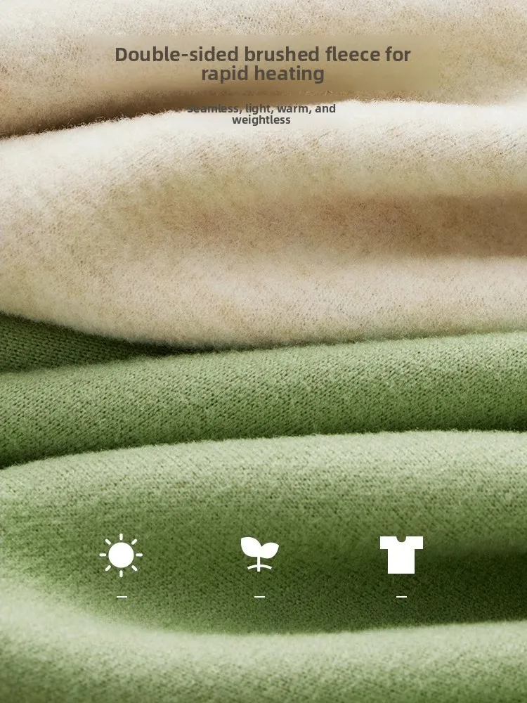 Colete feminino quente Fce Thiened inverno térmico Camere camada base de seda roupa íntima top outono inverno alta elástica macia poli...