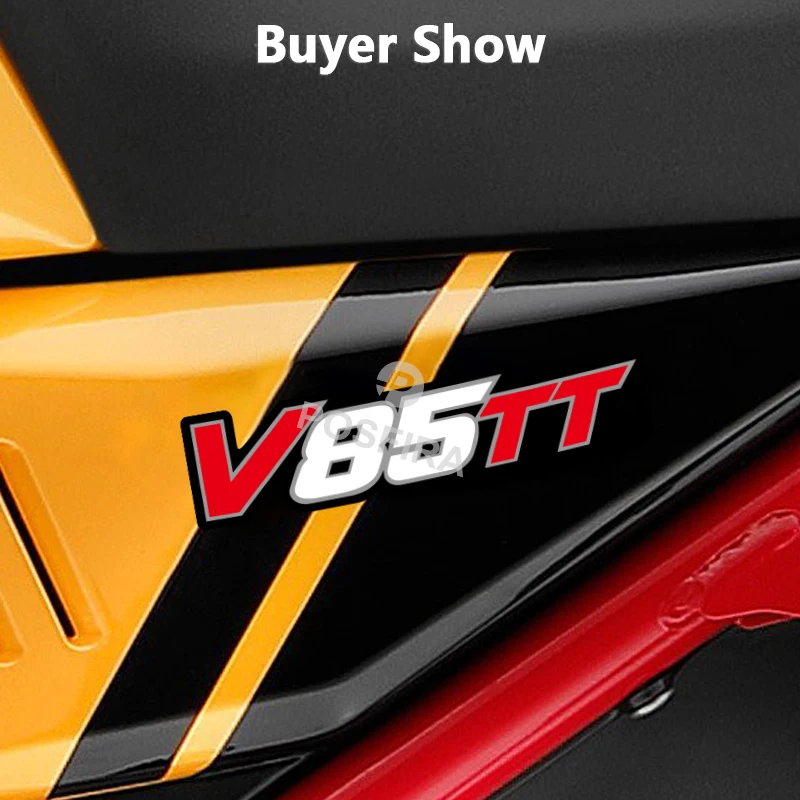 POSFIRA Vinyl Motorfiets Sticker Waterdichte Decals voor Moto Guzzi V85TT V85 V85 TT Accessoires 2019-2024 Motor stickers