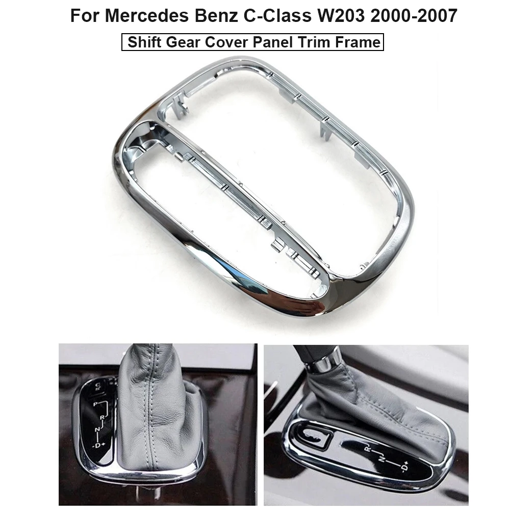 

Для Mercedes Benz C Class W203 2000-2007 2032671988 Центральная накладка рычага переключения передач автомобиля, крышка переключения передач, панель, декоративная рамка, рамка