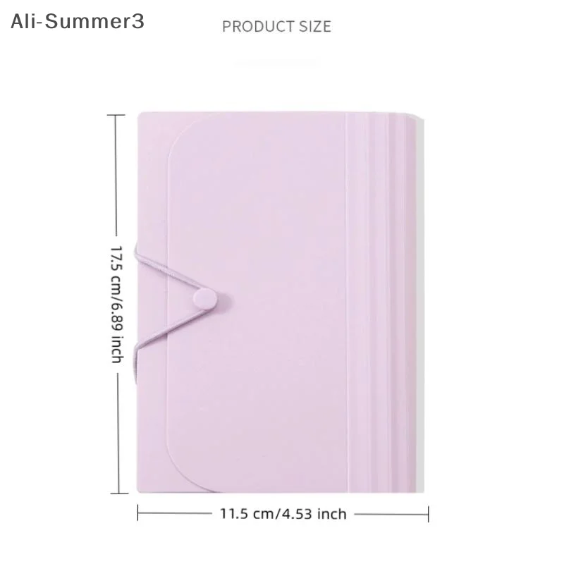 Borsa per organo A6 Supporto per piastra per timbratura rettangolare per nail art 7 slot Modello vuoto Organizzatore di archiviazione Libretto Custodia per piastra per unghie Manicure