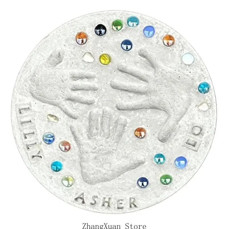 Childrens Hand And Foot Print Mold Set Artistic DIY Craft For Birthday Parties 3XUF