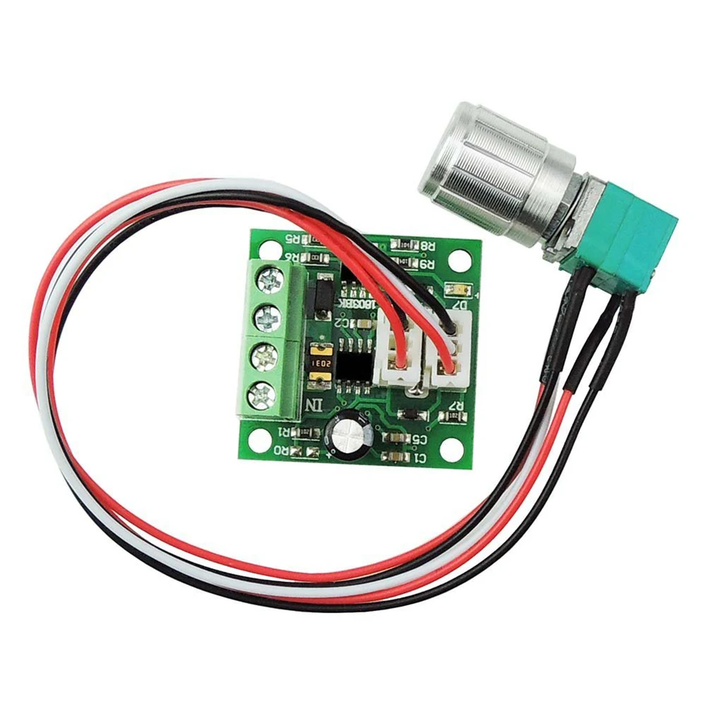 

1803BKW DC Motor Speed Controller 2A Continuous PWM Adjustable Governor 15V Input Tool Parts Inline Driver Electric
