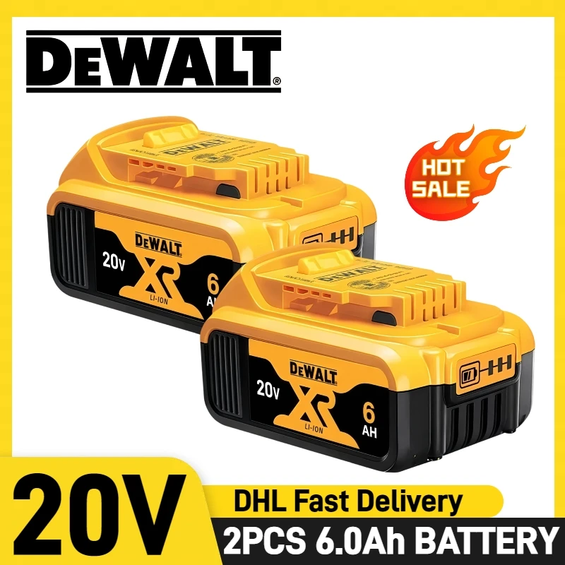 

Genuine DeWalt 20V battery, 2Ah 5AH 6AH, Dewalt DCB206, DCB205, DCB204, DCB200 DCB208 DCB203 for DeWalt 20V power tool battery