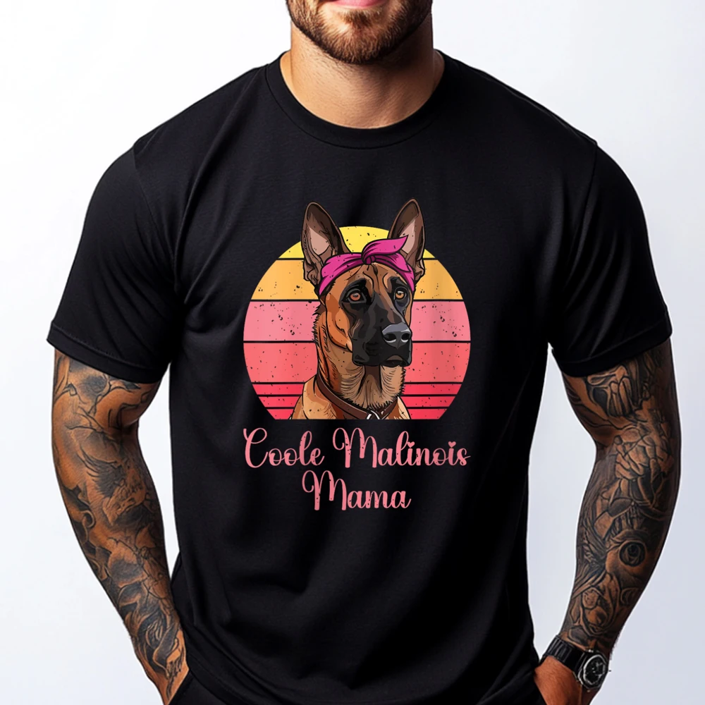 

Womens Belgian Shepherd Coole Malinois Mama Dog Mom Mens Shirts Tee T-Shirt 3d Printed T Shirts Designer Clothes Men Slogan