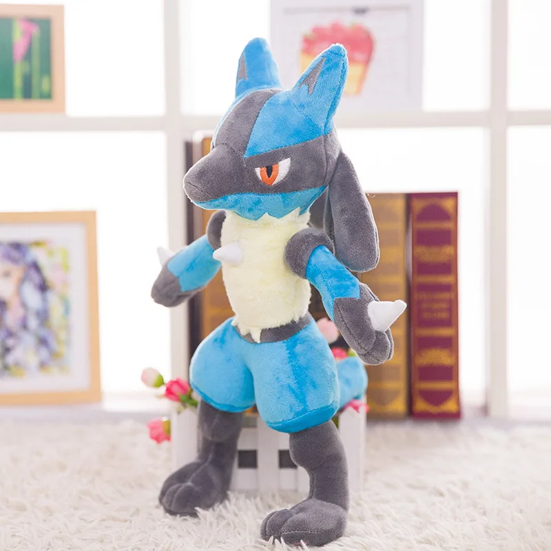 

Pokemon Lucario Plush Doll Toy Cartoon Anime Pokémon Lucario plush toys Pokémon Brave Dolls Funny Kids Plush Doll Toys