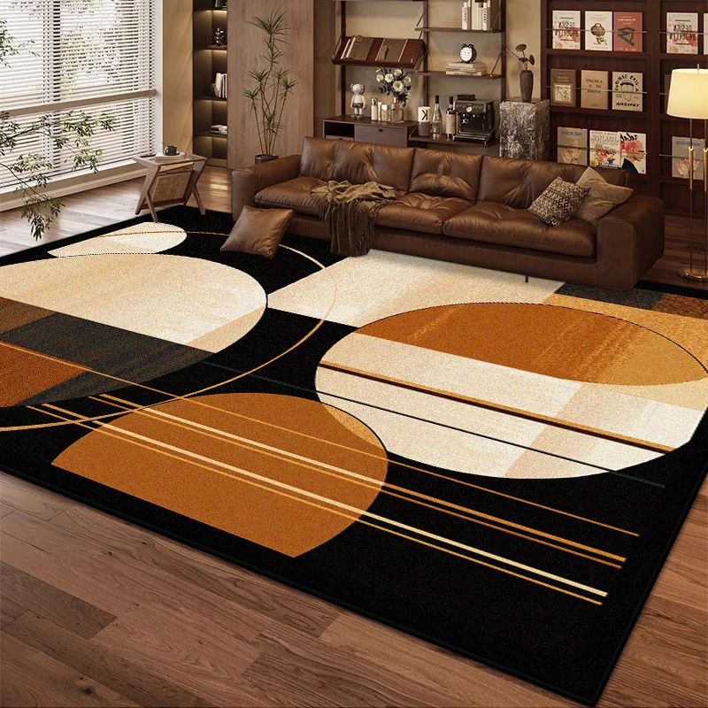 

Living Room Carpet Modern Light Luxury Decoration Sofa Large Area Rug Home Bedroom Bedside Soft Floor Mat Non-slip Customizable
