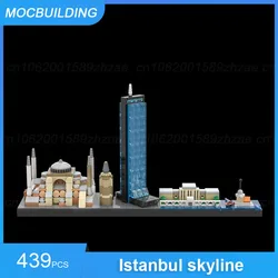 MOC Building Blocks Istanbul Skyline Architecture Model DIY Assemble Bricks Educational Creative Collection Toys Gifts 439PCS