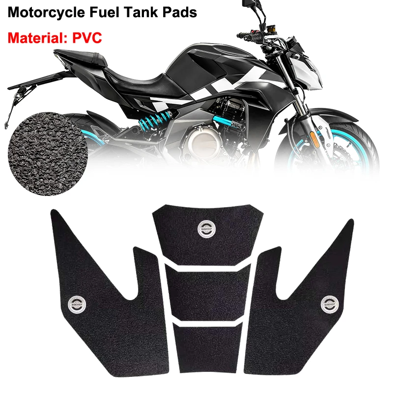 400 650 NK Motorcycle PVC Side Anti slip Tank Pads Gas Knee Grip Traction Stickers For CFMOTO 400NK 650NK NK400 NK650