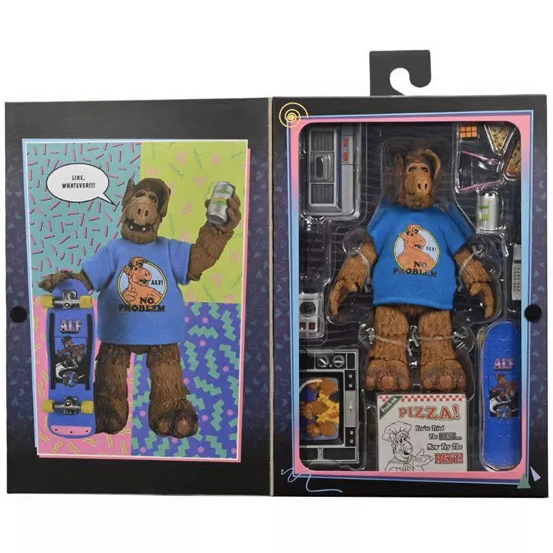 

NECA 45108 ALF Ultimate Action Figure Alien Life Form Totally 80S Figura Anime GK Statue Manga Figurine Model Ornament Toys Gift