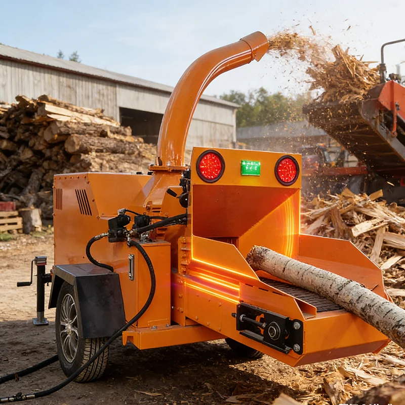 

Customized Wood Chipper Shredder 2.5 Inch Diameter Compact Structure Easy Operation for Small Farm Garden Orchard Vine Shredding