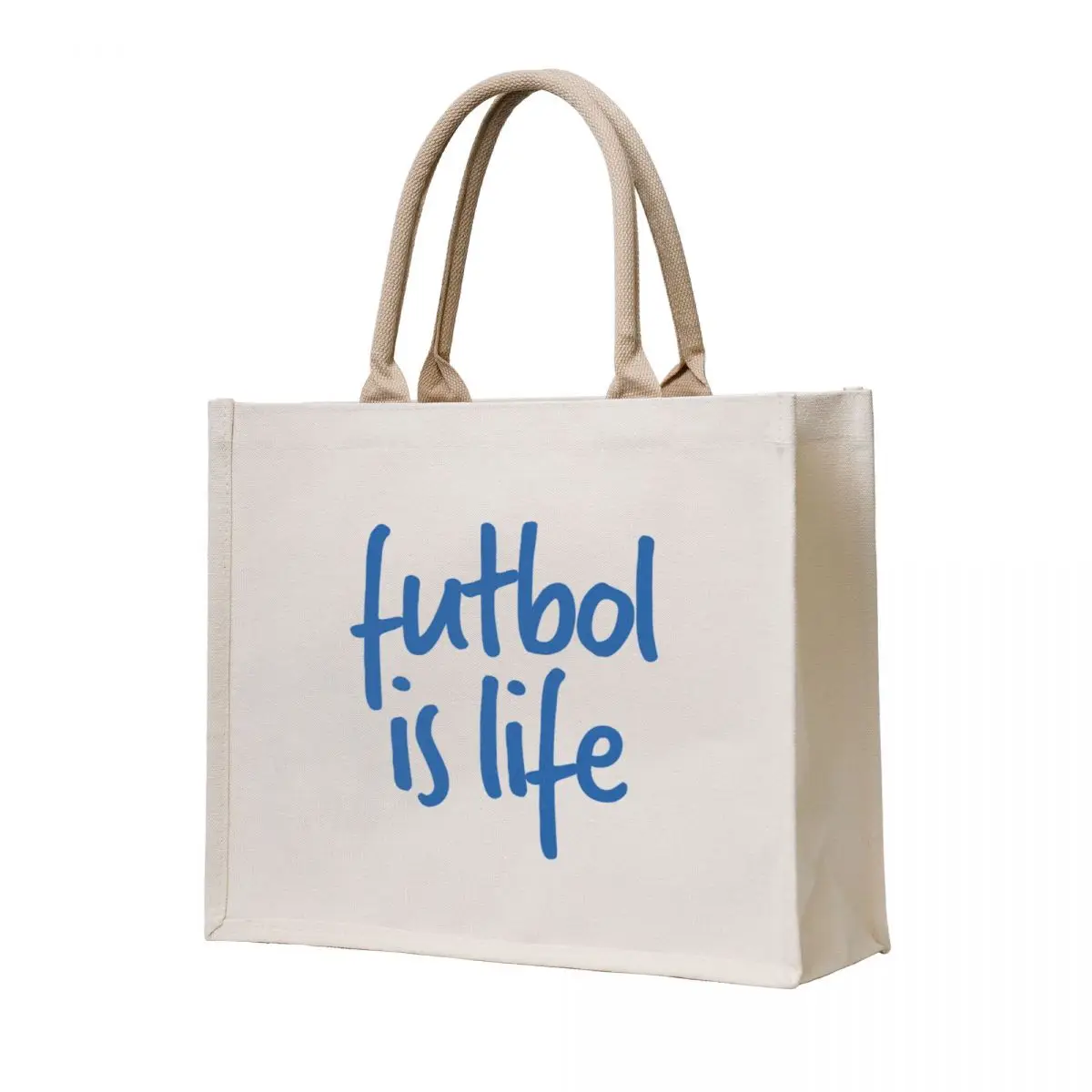 

Futbol Is Life - Lasso Tote Bag tote bag university Shopper handbag ecological bags Fabric bag