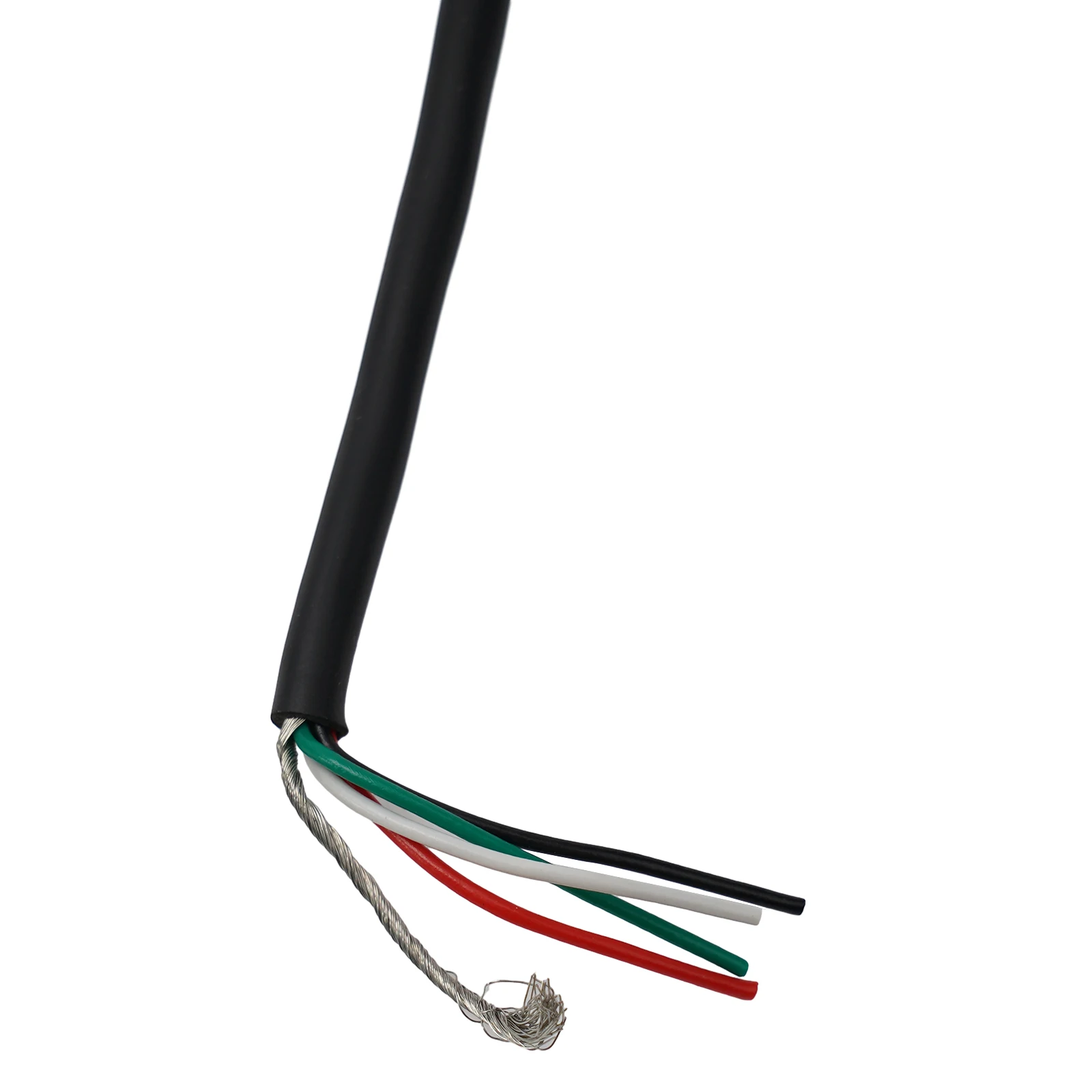 

4-проводный подъемник, экранированный провод для гитары, подцепка цепи гитары, 3 мм, общий внешний диаметр, луженые медные проводники