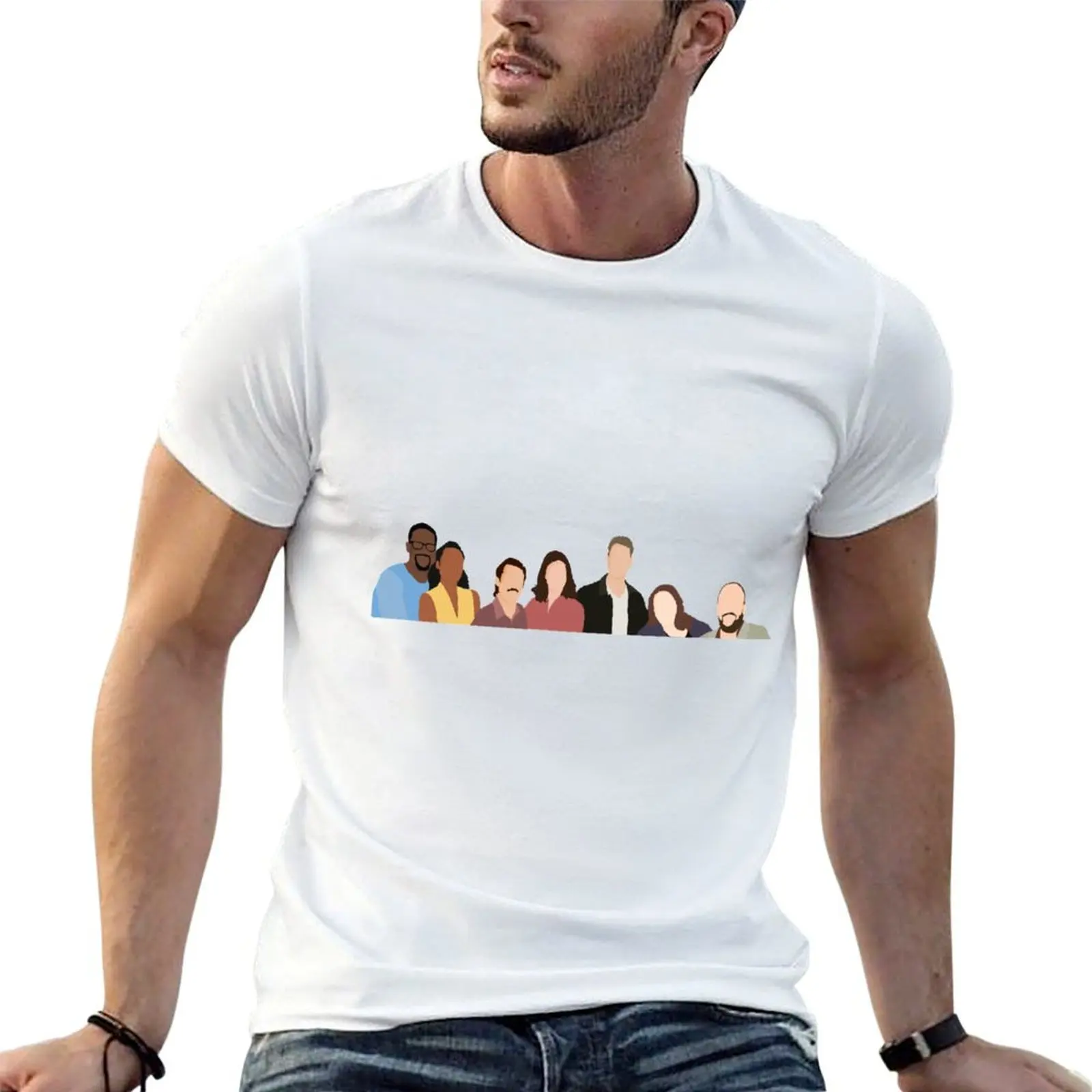 

This is Us Cast T-Shirt mens graphic t shirts t shirts for man cotton anime tshirt T-shirt