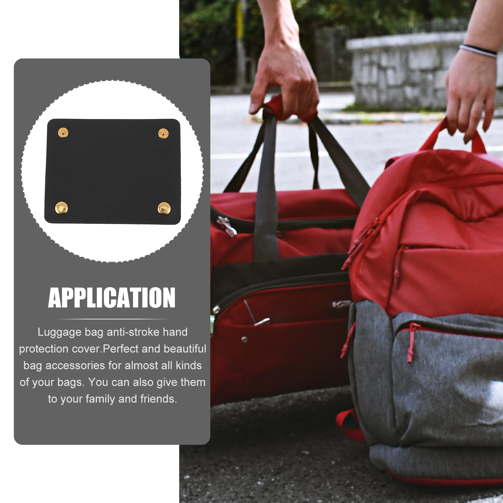 

1pc Handle Protective Cover for Tote Bags Luggage Soft Resilient AntiDeformation Grocery Carrier Bag Protector Hand Protection