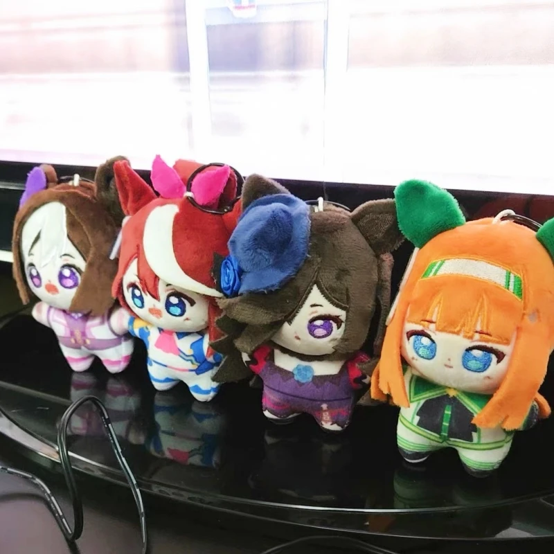 Anime Umamusume: Pretty Derby Tokai Teio Silence Suzuka Special Week Rice Shower Starfish Plush Pendant Keychain Plushies Gift