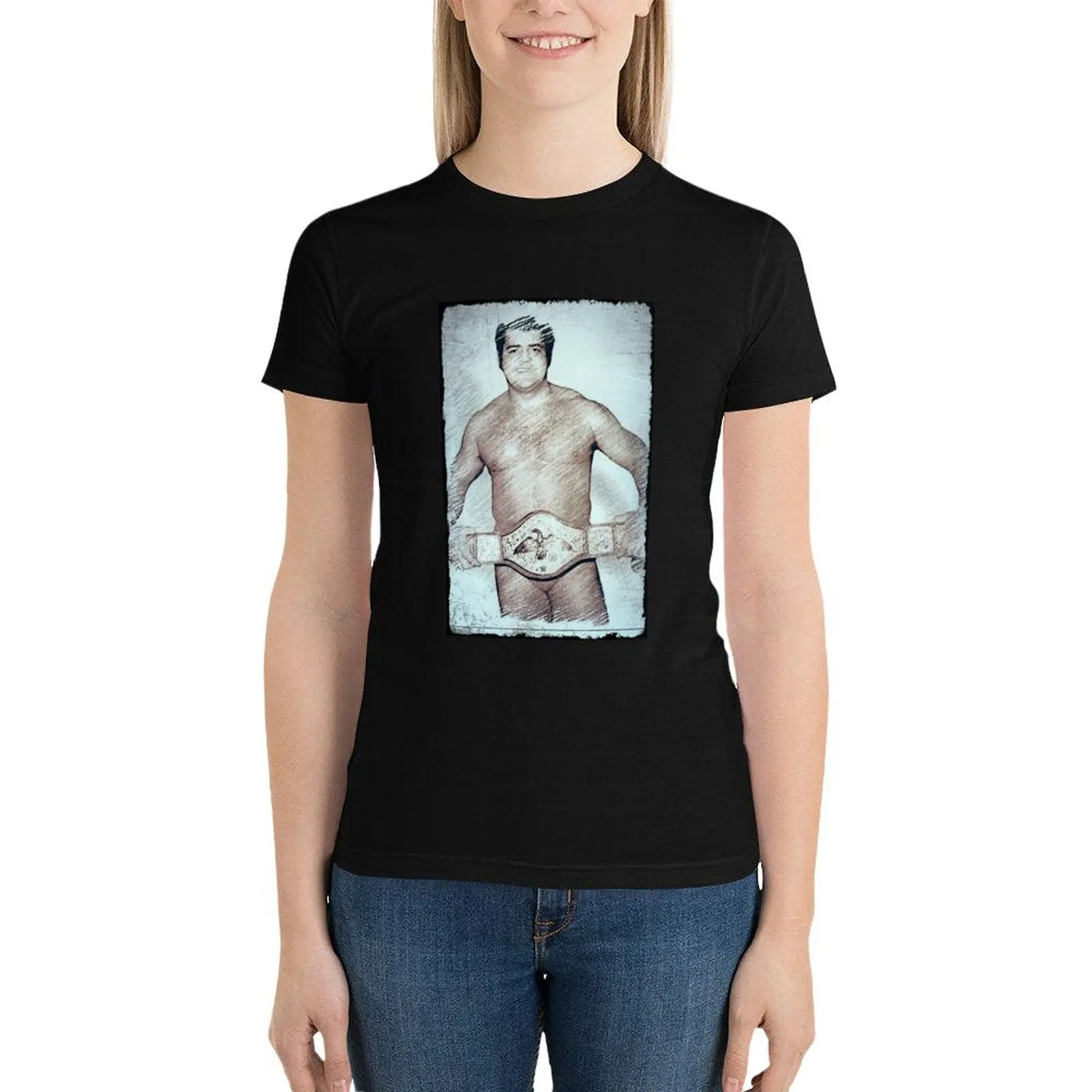 Pedro morales T-Shirt aesthetic clothes tops Summer Women's clothing