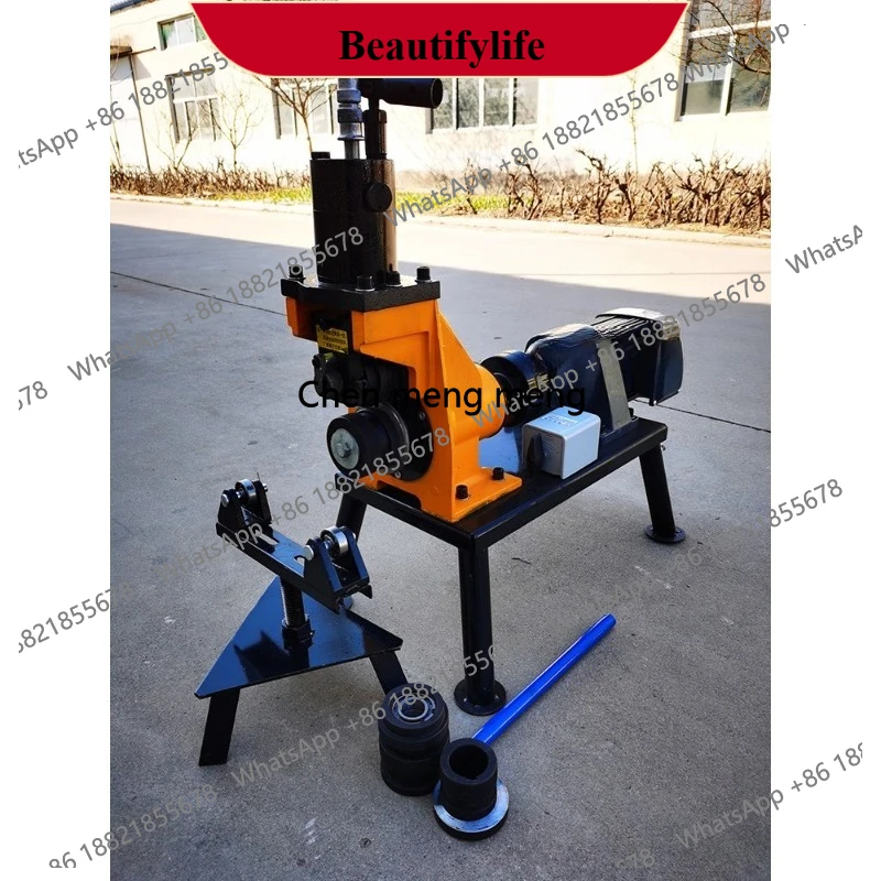 z189 Oil pipe hydraulic rolling grooving machine Automatic numerical control grooving machine 600 heavy fire galvanized pipes
