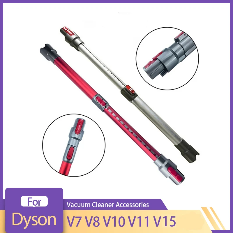 Telescopic Rod Extension Tube For Dyson V7 V8 V10 V11 V15 Handheld Vacuum Cleaner Extension Tool Accessories Spare Parts