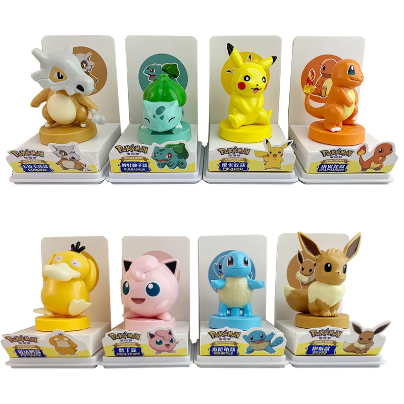 

Pok É Mon Seal Handmade Toy Pikachu Full Set Genuine Doll Blind Box Johnny Turtle Pok É Mon