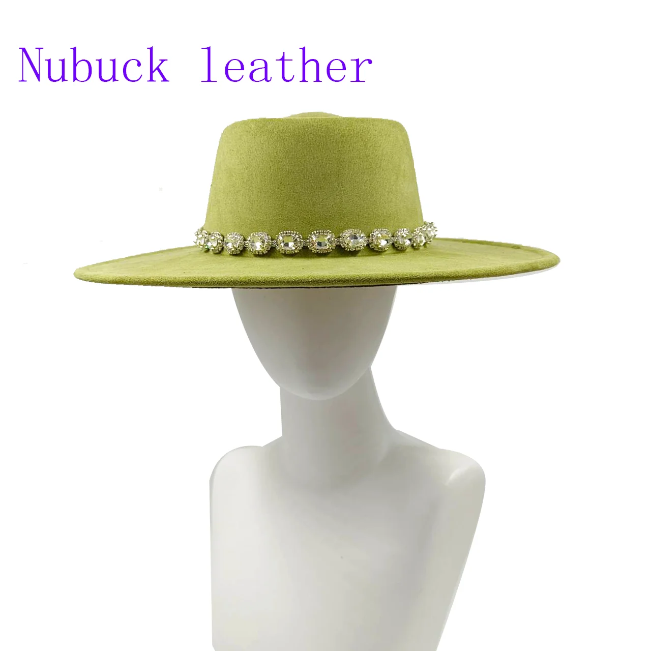 Rhinestone Chain Fedora Women\'s Luxury Hat Fashion Wedding Decoration Diamond Accessories Panama Hat  sombrero mujer