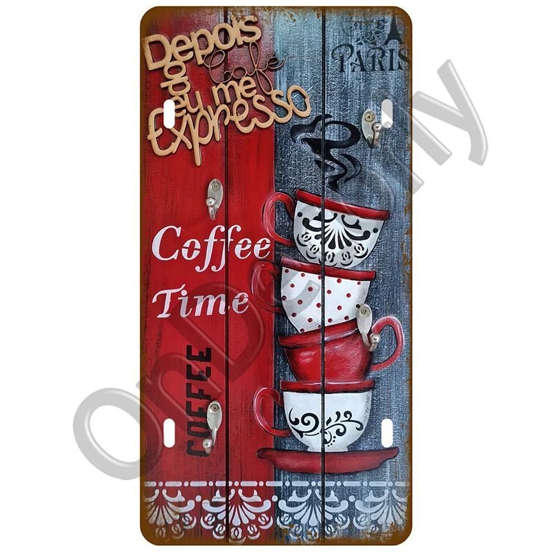 Cold Beer Wine Coffee Metal Signs Plate Plaque Vintage Tin Signs Home Decor For Man Cave Bar Pub Club Wall Painting Art Crafts