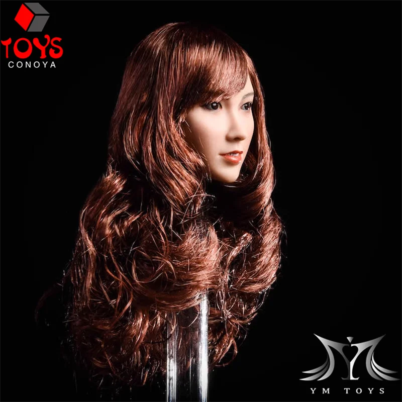 YMTOYS YMT021 1/6 Schaal Aziatische Schoonheid Qian Head Sculpt Model Fit 12 "Vrouwelijke Soldaat Action Figure Zonnebrand Huid Lichaam poppen