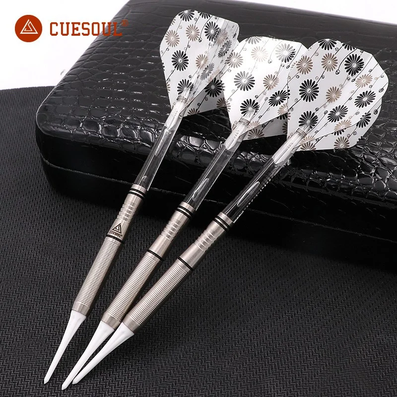 

CUESOUL 90% Tungsten Soft Tip Dart Set 16g/18g Professional Electronic Darts 3 pcs