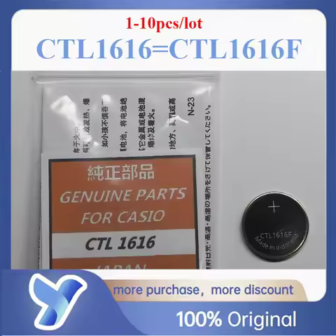 1-10pcs/lot CTL1616F Original new CTL1616 Solar Rechargeable Battery capacitor for Casio Capacitor G-SHOCK Pathfinder Waveceptor