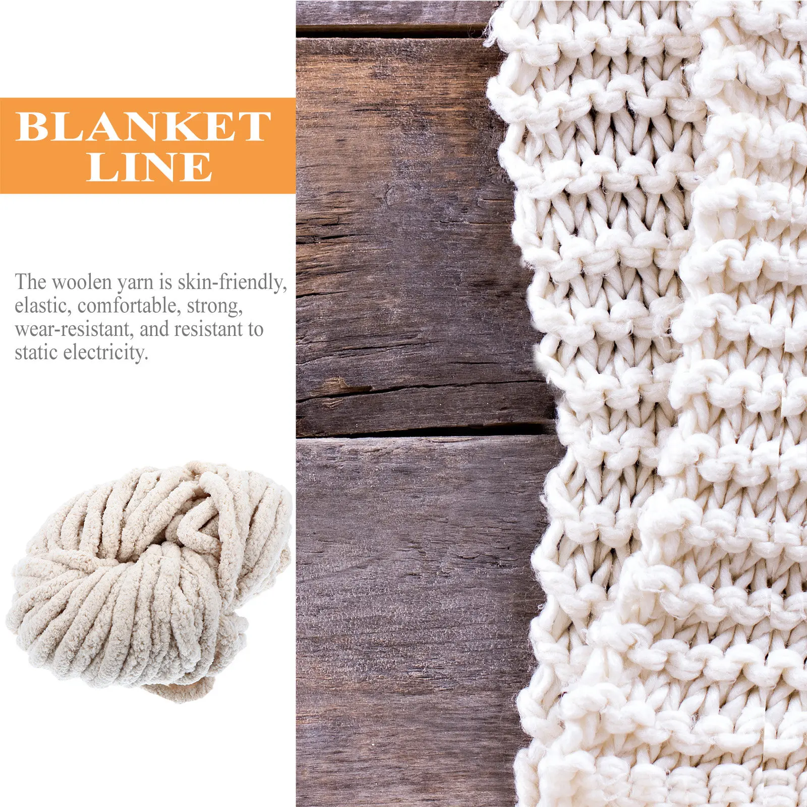 1Pcs 250G Skin-Friendly Thick - đánh giá và giá Woven Scarf Blanket