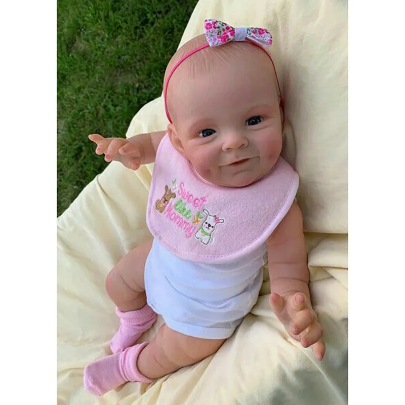 

55cm Lifelike Already Painted Reborn Dolls Shaya 3D Skin Realistic Baby Alive Newborn Dolls Toy Figure Kids Girl Gift