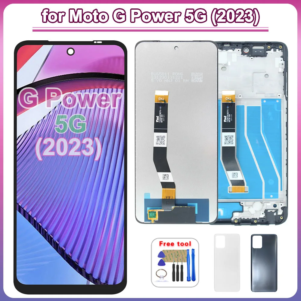 For motorola moto g power 5g 2023 xt2311 lcd display touch screen digiziter for motorola g power 5g 2023 mobile phone screen