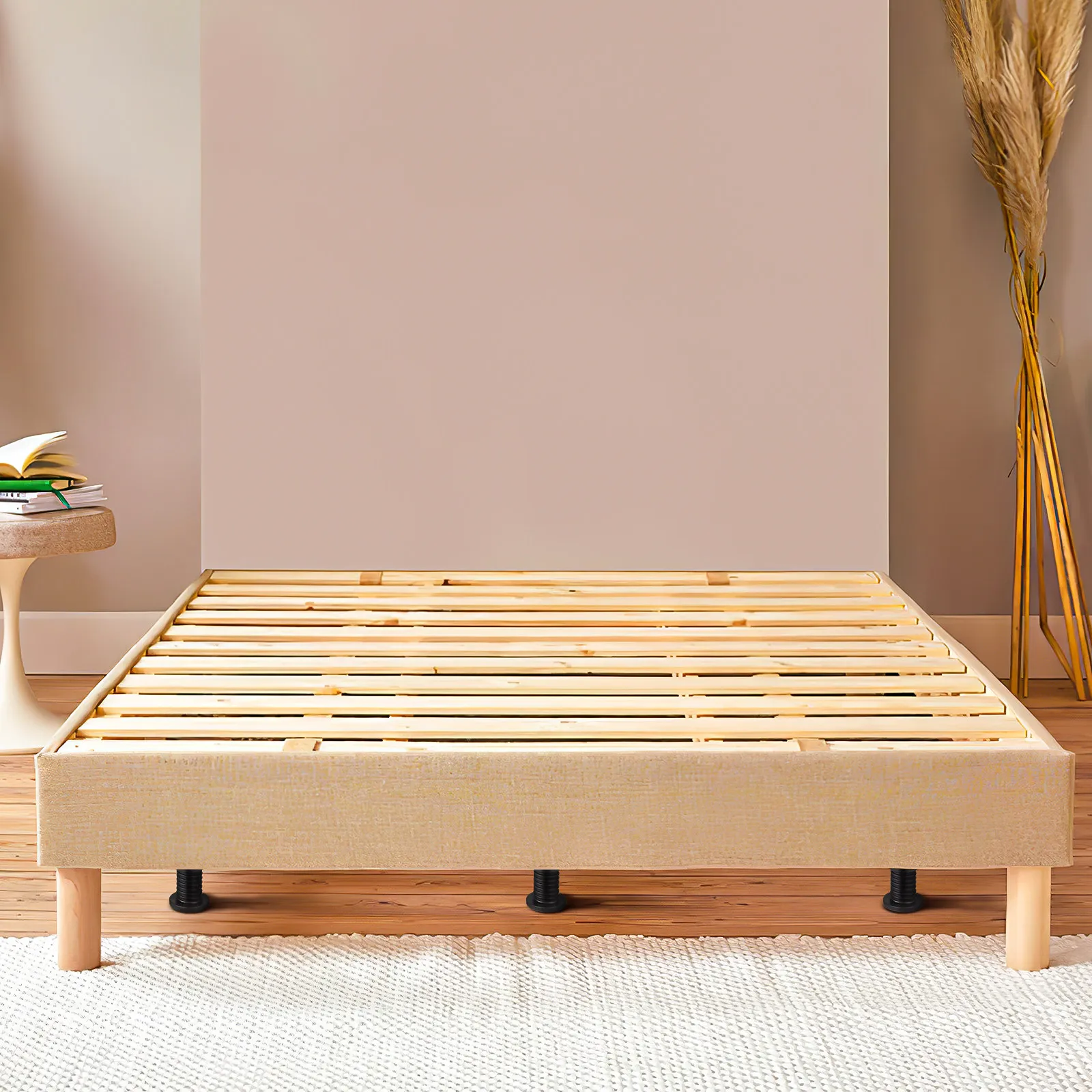 

Комплект из 2 регулируемых опорных ножек для кровати, центральная опора, регулировка высоты 5.11-8.66 дюймов, запасные части для каркаса кровати, мебельные ножки